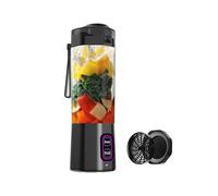Frullatore Elettrico Portatile da 700 Ml con Ricarica USB, 6 Lame, Ideale per Frullati, Smoothie e Succhi Freschi.
