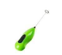 Frullatore elettrico portatile per uova, montalatte per uso domestico, in acciaio inox, per bevande e caffè, verde