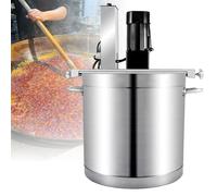 Frullatore elettrico professionale per alimenti, miscelatore automatico con asta di miscelazione e raschietto stabile per zuppe, salse piccanti, bevande, marmellate e porridge,20L