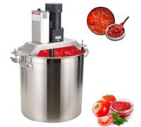 Frullatore elettrico, robot da cucina automatico con agitatore, 180 W, in acciaio inox, ideale per zuppe e minestre, avvio con un solo pulsante, velocità di agitazione regolabile, soluzione