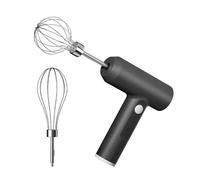 Frullatore For Torta, Frullatore Elettrico Portatile, Frullatore A Immersione Wireless USB, Potente Impasto, Frullino For Le Uova, Utensili Da Cucina For La Casa(Black)