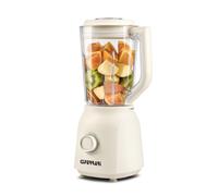 G3 Ferrari G20162 Tuttofrutta Frullatore, 600W, Capacità 1.5 Litri, Bicchiere graduato, 4 Lame, 2 Velocità, Bianco