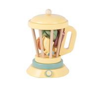 Frullatore giocattolo e frutta multicolore