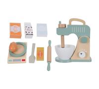Frullatore Giocattolo in Legno per Cucina, Set Educativo | Gioco di Ruolo Creativo, Riconoscimento Numeri e Memoria, Accessori Uova, Burro e Ciotola