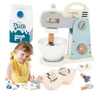 Frullatore Giocattolo | Mixer Giocattolo Per Gioco Di Finzione - Set di in Legno per Bambini Da 3 a 5 Anni per Giocare a Cucinare e Preparare Dolci