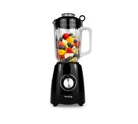 FRULLATORE HUSLOG HUS10071200 W1.5 l, Potenza 1200 W, Caraffa da 1.5 l, Nero, Trasparente