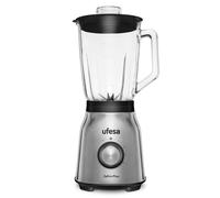 Frullatore in vetro a 6 lame Ufesa 70205336 Zafiro Plus 1250W 1,5L con tritaghiaccio