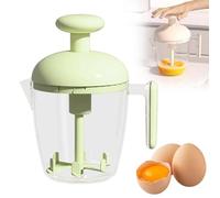 Frullatore manuale ergonomico multi-lama, premere la tazza per sbattere le uova, frullatore rotativo a mano, frullatore rotante semiautomatico per cottura, utensili da cucina e cucina