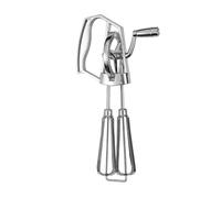 Frullatore manuale - Filo in acciaio inox, mazza a mano con hotel a mano | Utensile da cucina artigianale Rotary Handflut, miscelatore manuale Rotary con doppia testa, mazza a mano per risparmiare