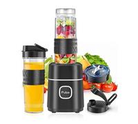 Frullatore, Mini Frullatore, Frullatore Elettrico BPA free, 2 tazas × 570ml, 500W Frullatore Smoothie, Frullatore Può Tritare Ghiaccio, per Fare Succhi, Frullati, Frappè