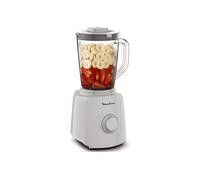 FRULLATORE MOULINEX Blendforce Ess LM410B, Potenza 450 W, Caraffa da 1 l, 2 velocità, Plastica, Acciaio inossidabile, Grigio