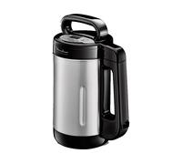 FRULLATORE MOULINEX YY4694FG 1,2 L 1000 W, automatico 3 programmi 3 lame, con cottura, Potenza 1000 W, Caraffa da 1.2 l, 3 velocità, Acciaio inox, Argento, Nero