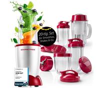 Frullatore Mr. Magic Mixer + XL Set di accessori 19 pezzi Shakes Smoothie Maker