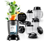 Frullatore Mr. Magic Mixer + XL Set di accessori 19 pezzi Shakes Smoothie Maker