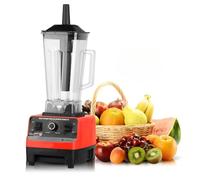 Frullatore Multifunzionale, Grande Capacità Da 2,5 L, Robot Da Cucina For Tritare, Macinare, Tritare Il Ghiaccio E Mescolare.(Red)