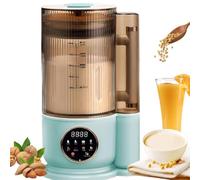 Frullatore Multifunzione da 1,5 L con Interruttore a Muro, 12 Lame con Copertura Insonorizzata, Timer 24 Ore, Mantenimento In Caldo, Pulizia Automatica for la Cucina di Casa(Blue)