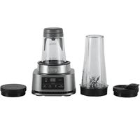 FRULLATORE NINJA POWER NUTRI 2IN1 CB100EU, Potenza 1100 W, Caraffa da 0.7 l, 6 velocità, Plastica senza BPA, Nero