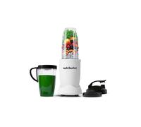 NUTRIBULLET - NB907MAW Frullatore Elettrico 900 Watt, Capacita 0,9 Litri, 1 Velocita, tazza da 900ml - Acciaio Inox