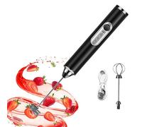 Frullatore Per Caffè,Mixer Mini Portatile Ad Alta Potenza Manuale Con 3 Livelli | Bacchetta Frullatore E Mescolatore Per Caffè | Per Latte, Albume, Cioccolata Calda, Bevande, Cacao