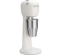 HENDI Mixer Professionale per Bevande, Aeratore di Bevande Leggere, Frappé, Cappuccini Freddi, Include 2 Bicchieri e 4 Agitatori, 230V/400W, 170x196x(H)490mm, Bianco