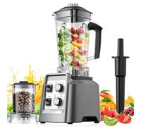 Frullatore per frullati, mixer e smerigliatrice 2 in 1, frullatore frullatore per cucina frullatori professionali da 1800 watt, senza BPA, capacità 68 once