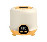 Frullatore per latte, automatico, silenzioso, design intelligente, con display a LED, ricarica rapida, facile da maneggiare, dimensioni compatte, per bambini, 15,3 x 14,5 x 14,5 cm