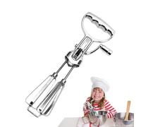 Frullatore per uova a manovella - Miscelatore rotativo manuale, multiuso | Utensile da cucina per torte, snack, salse, pane, uova, frullatore portatile per cucinare uso domestico, gadget culinario fac