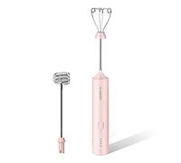 Frullatore per uova senza fili Miscelatore Frullatore 2 Pezzi Aste di Miscelazione Ricaricabile USB In Acciaio Inox Frusta Per Impasto Uova Crema Portatile Mixer Stick Usb Per Bevande