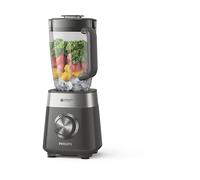 Frullatore PHILIPS HR3020/20, Potenza 1000 W, Caraffa da 2 l, 3 velocità, Plastica, Grigio, Acciaio inox