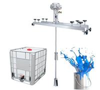 Frullatore pneumatico da 60 galloni, agitatore d'aria e agitatore, robusto strumento di miscelazione dei colori per secchio e tamburo, efficiente agitatore di colore per professionisti