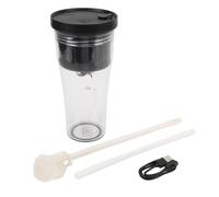 Frullatore portatile 20 once 600 ml USB ricaricabile a doppia marcia 6 lame 18000 giri/min 4000 mAh con spazzola per la pulizia Frullatore Tazza frulla il succo