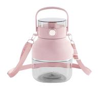 Frullatore portatile, 32 once frullatore di dimensioni personali, mini frullatore portatile per frutta, frullatore senza fili ricaricabile USB (rosa)