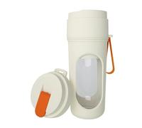 Frullatore Portatile, 450ML Mini Frullatore, 12 Lame Smoothie Maker, Ricaricabile Frullatore per Succhi di Frutta, Frullati e Frullati