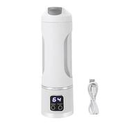 Frullatore Portatile 450ml, USB Ricaricabile, Prestazioni di Miscelazione Potenti e Veloci - Design Sicuro, Lame in Acciaio Inox, Perfetto per Viaggi e Ufficio