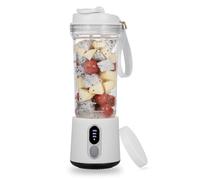 Frullatore Portatile 500ml per Frullati e Smoothies, Ricaricabile USB-C 4000mAh, 6 Lame in Acciaio Inossidabile, Frullatore da Viaggio Senza Fili per Palestra, Esterno, Cucina