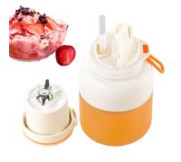 Frullatore Portatile a Bicchiere - Bicchiere Miscelatore Senza Fili Regolabile 1300ml | Mixer Portatile Personale,per Frappè Succhi Caffè Cibo Palestra Spiaggia Picnic Campeggio Casa e