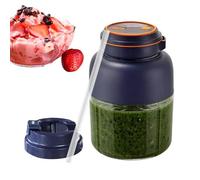 Frullatore Portatile a Bicchiere - Mixer Elettrica Personale Senza Fili 1300ml | Mini Tritatutto Shaker Ricaricabile,per Frappè Succhi Caffè Cibo Palestra Spiaggia Picnic Campeggio Casa e