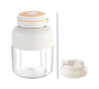 Frullatore Portatile a Bicchiere - Mixer Elettrico Regolabile con Bicchiere da 1,3 L | Frullatore per Frullati Portatile - per Frullati Succhi Caffè Cibo Viaggio Cucina Ufficio Palestra Spiaggia Picni