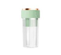 Frullatore portatile in plastica Spremiagrumi personale a 6 lame Spremiagrumi portatile USB leggero for frullati Frullati di ghiaccio(Groen)