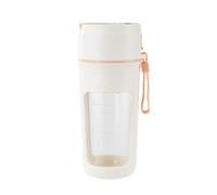 Frullatore portatile in plastica Spremiagrumi portatile a 6 lame Frullatore compatto di dimensioni personali USB-C ricaricabile 340 ml / 11,9 once(Oranje)