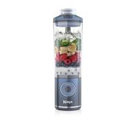FRULLATORE NINJA BLAST MAX PORTATILE, Potenza 11,1 W, Caraffa da 0.57 l, 1 velocità, Plastica e alluminio, Crush Blade, Blu Navy