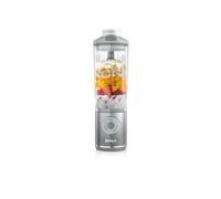 Ninja Blast Max Frullatore Portatile, 570 ml, Batteria Ricaricabile, Bicchiere Frullatore e Coperchio Anti-perdita, 3 Funzioni di Miscelazione, Smoothie, Frullati, Frutta Congelata, Argento BC251EUSL