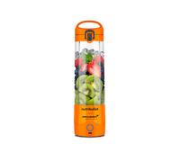 FRULLATORE PORTATILE NUTRIBULLET NBP003PAMC, 7.4 Volt, 590 ml, Arancione, Trasparente, Potenza 7,4 V, Caraffa da 590 ml, 1 velocità, Tritan, No, Arancione, Trasparente
