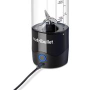 Nutribullet Leggero Frullatore Portatile, 475ml BPA Free Tritan, Mini Frullatore, Lama a 4 Punte in Acciaio Inox, Frullatore Multifunzione, Caricatore USB-C, Oltre 15 Cicli Frullatura, NBP003B, Nero