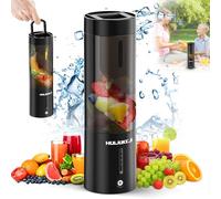 Frullatore portatile QYCHHJ aggiornato 425,2 g frullatore di dimensioni personali per frullati e frullati mini frullatore con 6 lame mini mixer ricarica magnetica per alimenti per bambini, palestra,