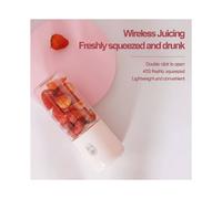 Frullatore Portatile Ricaricabile Tramite USB da 500 Ml, Frullatore per Succhi di Frutta Fresca, 6 Lame, Frullatore Carino, Frullatore per Frullati e