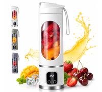 Frullatore Portatile USB 450 ml Mini Blender LED 3 Velocità Colore Casuale HS-86