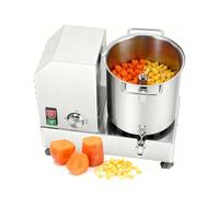 Frullatore Professionale, Tritacarne Commerciale, Tritacapo ad Alta Capacità con Motore 1800W e Coperchio Sicurezza Trasparente, per Tritare Verdure, Carni, Cereali, Noci in Cucina(6L)