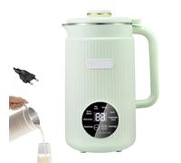 Frullatore programmabile per latte di soia, con display digitale, 12 lame in acciaio inox, pulizia automatica, funzione di mantenimento del calore 8H, per casa, ufficio, bevande sane (verde)
