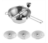 Frullatore, schiacciapatate, utensile per tritare frutta e verdura in acciaio, pressatura e schiacciamento per zucca, passaverdure